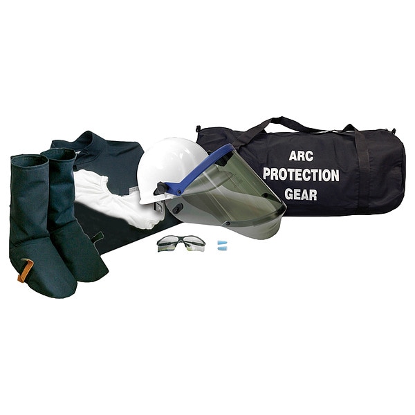Chicago Protective Apparel Arc Flash Coat and Legging Kit, Navy, L - AG12-CL-L-NG