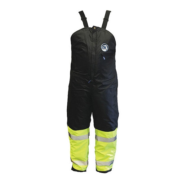 Polar Plus Hi-Vis Insulated Lightweight Bib, Black, L - FW005-420HV-L