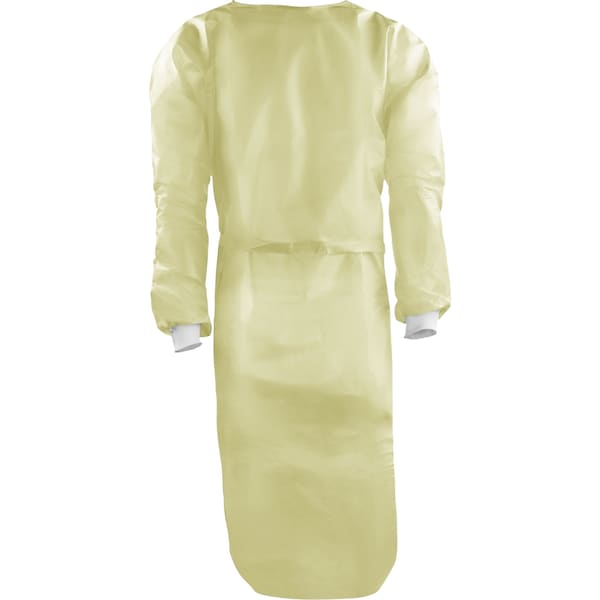 Ironwear Blue Isolation Gown with Knit Wrists YellowXLarge - 5230-Y-XL
