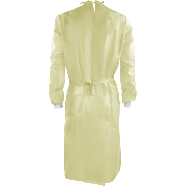 Ironwear Blue Isolation Gown with Knit Wrists YellowXLarge - 5230-Y-XL