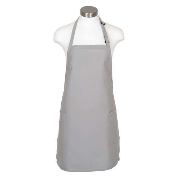 Fame (A Delta Plus Group Company) Bib Apron, F53, Silver - 82815