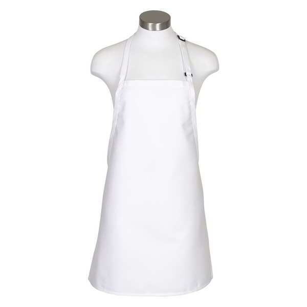 Fame (A Delta Plus Group Company) Apron, No Pocket Bib, F33, White - 18745