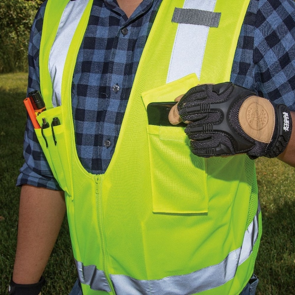 Klein Tools Safety Vest, High-Visibility Reflective Vest, XL - 60268