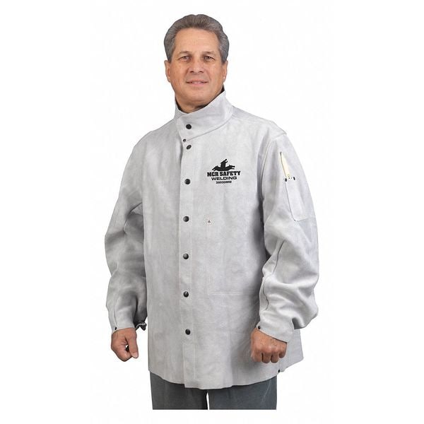 Mcr Safety Leather Welding Jacket 30 Length Xxl - 38030MWXXL