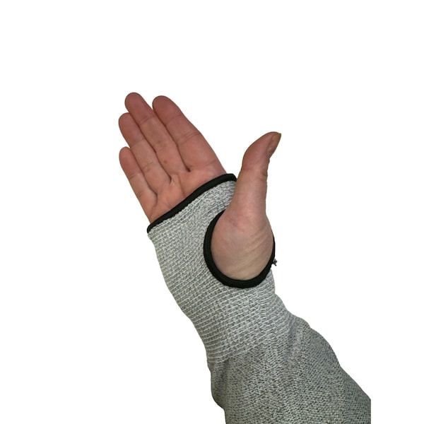 Cementex Gray Cut Level 5 Work Sleeves, M, 2PK - XSG-CR500S-MD
