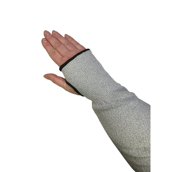Cementex Gray Cut Level 5 Work Sleeves, M, 2PK - XSG-CR500S-MD