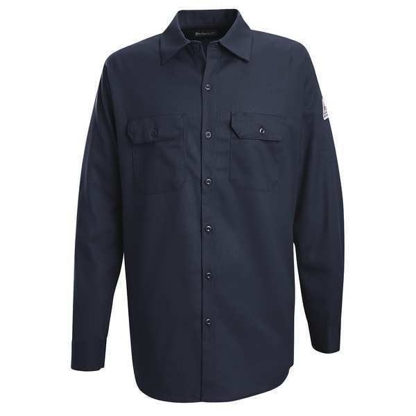 Bulwark Men's Flame-Resistant Collared Shirt, 7.7 cal/sq cm, XL, Excel FR(R) - SEW2NV RG XL
