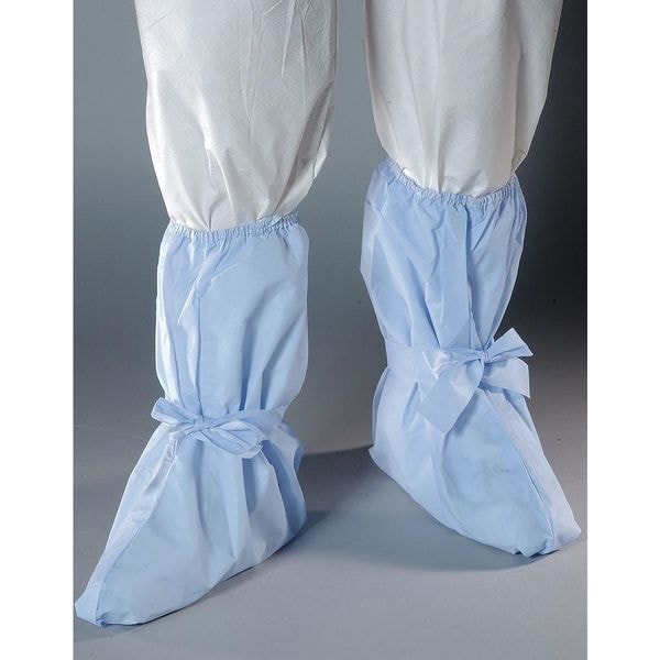 Alpha Pro Tech Disposable Boot Covers, Polyethylene, Polypropylene, Blue, Slip Resistant Sole: Yes , XL - BT-91413-B