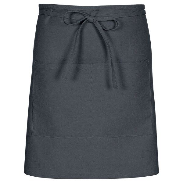 Fame (A Delta Plus Group Company) Waist Apron, Half Bistro, F28, Charcoal - 34386