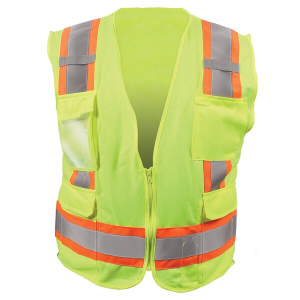 Viswerx Hi-Vis Deluxe Vest - ANSI CL2 LG - 127-22023