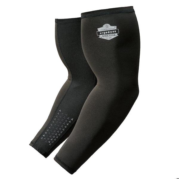 Ergodyne M Black Cooling Arm Sleeves - Box-Handling Grip - 6691