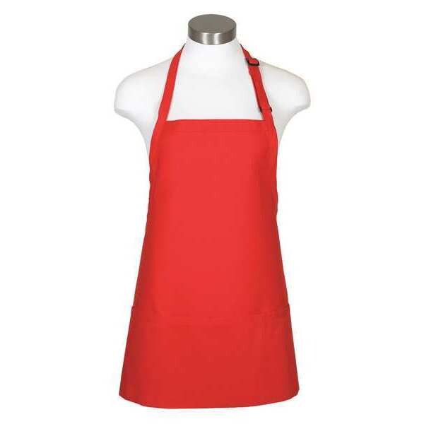 Fame (A Delta Plus Group Company) Apron, 3-Pocket Bib, F10, Red - 18153