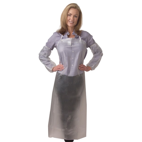 Cordova Clear Vinyl Apron, 8 mil, 36-in. W x 48-in. L - RA08C48
