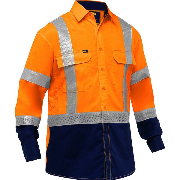 Bisley High-Visibility Shirt, Men's - 313M6491H-ON/M