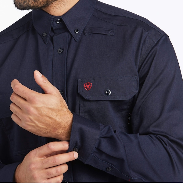 Ariat Men's Flame-Resistant Shirt, 8.9 cal/sq cm, L, Cotton - 10018816