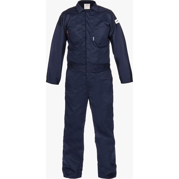 Lakeland 7 oz. 100% FR Cotton Coveralls, Navy, 3-XL - NC070FRC13-XXXL