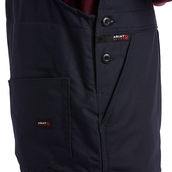 Ariat Bib Overalls, 54 cal/sq cm ATPV, 3XL, 36 in Inseam, Adjustable Straps, Buckle - 10034731