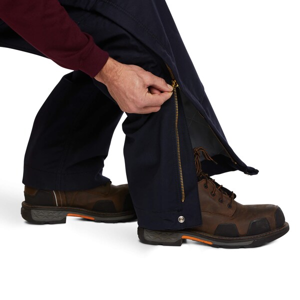 Ariat Bib Overalls, 54 cal/sq cm ATPV, 3XL, 36 in Inseam, Adjustable Straps, Buckle - 10034731