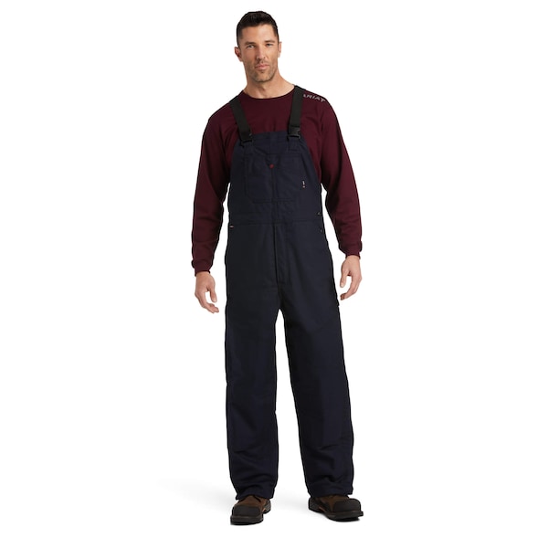 Ariat Bib Overalls, 54 cal/sq cm ATPV, 3XL, 36 in Inseam, Adjustable Straps, Buckle - 10034731