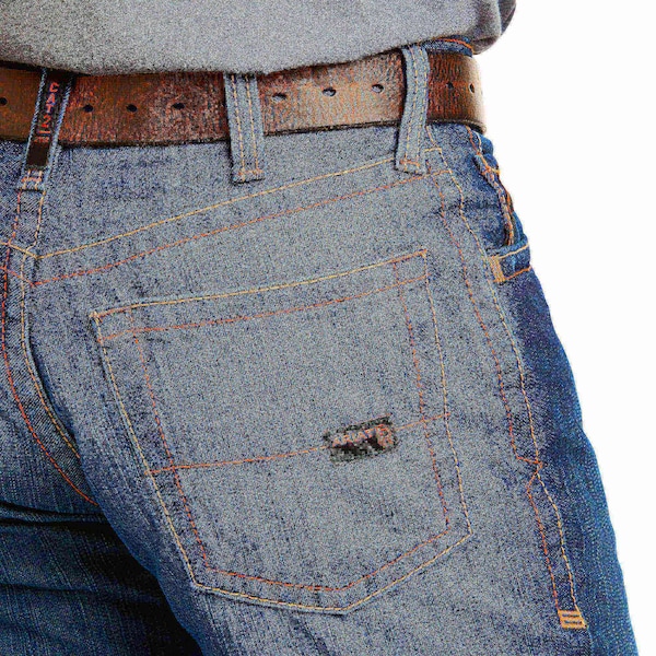 Ariat Men's Flame Resistant Pants, 20 cal/sq cm, M 13 oz Denim - 10012555