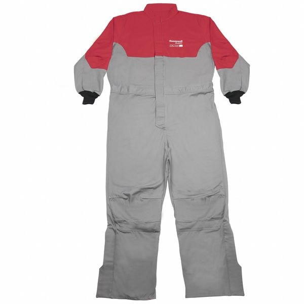 Salisbury Coverall, 12 cal/sq cm ATPV, 5XL, Hook and Loop, Zipper - ACCA12RG5X