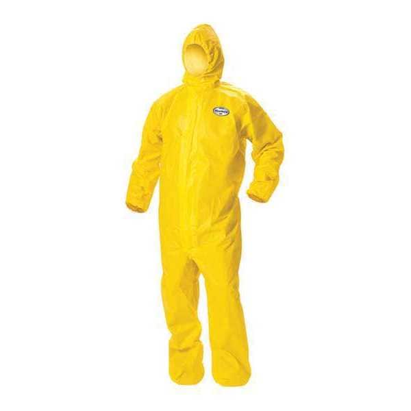 Kleenguard Disposable Coverall, Hooded, M, KleenGuard(TM) A71, Zipper, Elastic Cuff, Elastic Ankle, Taped Seam - 46770