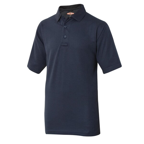 Tru-Spec Men's Tactical Polo Shirt, 40% Polyester, 60% Cotton, Button Closure, 0 Pocket(s), L - 4331