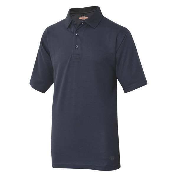 Tru-Spec Men's Tactical Polo Shirt, 40% Polyester, 60% Cotton, Button Closure, 0 Pocket(s), L - 4331