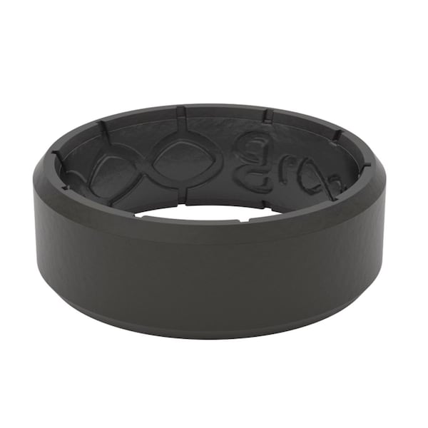 Groove Life Groove Life Unisex Edge Round Black Ring Silicone Water Resistant Size 11 - R7-006-11