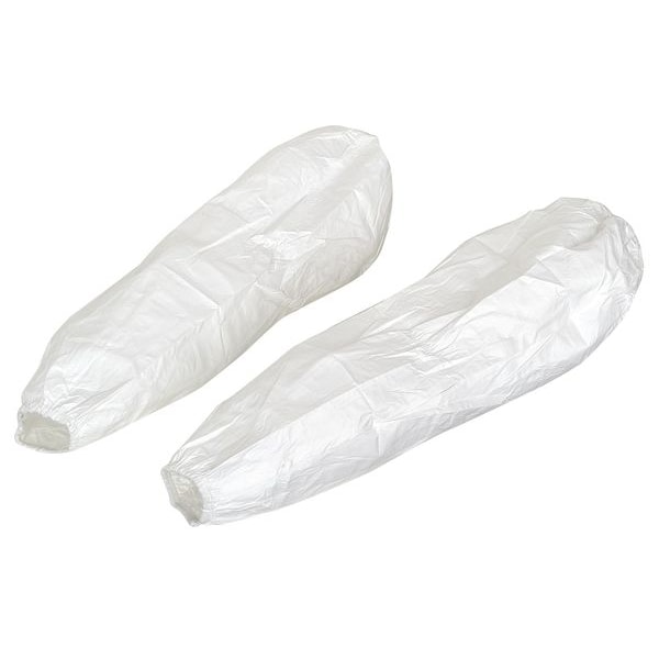 International Enviroguard GammaGuard(R) CE Disposable Sleeve, 21 1/2 in Length, 15 mil Thick, Serged Seam, White, 200 PK - CE11065CIS