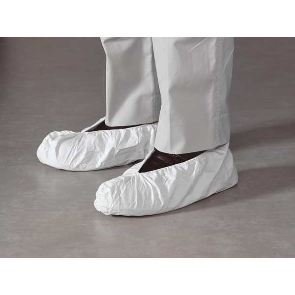 Zoro Select Disposable Shoe Cover, Tyvek(R) Alternative, White, Slip Resistant Sole: No , XL - SC-KG