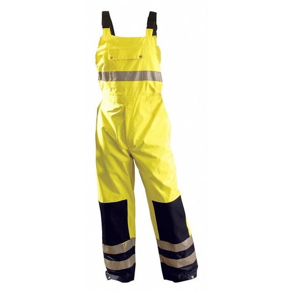 Occunomix Rain Pants, Yellow, S, Fits Waist 32 to 34" - LUX-TENBIB-YS