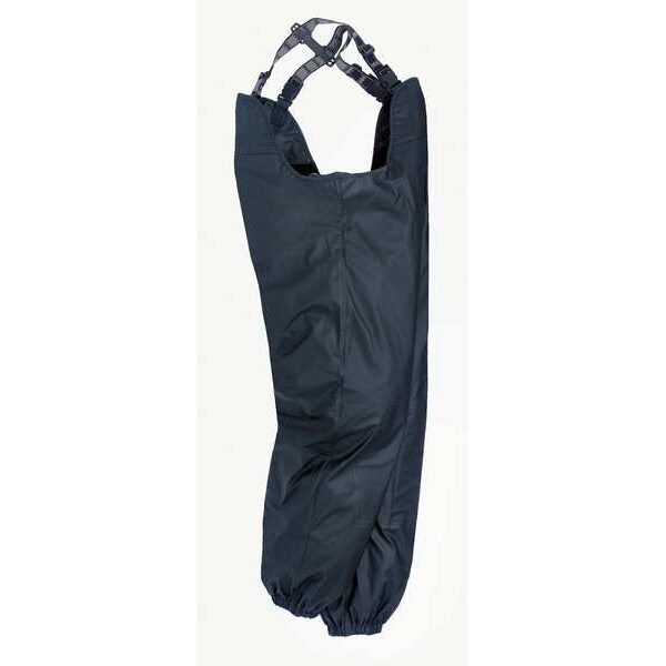 Helly Hansen Rain Bib Overall, Polyurethane, 33 in Inseam, 36 in to 38 in Waist, 0.24 mm Thickness, Navy, L - 70417_590-L