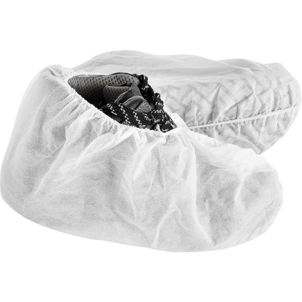 Global Industrial Disposable Shoe Covers, Polypropylene, White, , XL - 708196BWH
