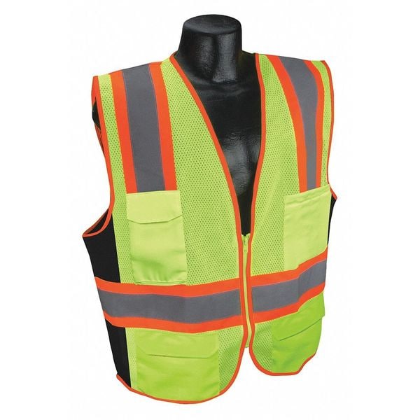 Condor High Visibility Vest, Yellow/Green, M - 53YM81