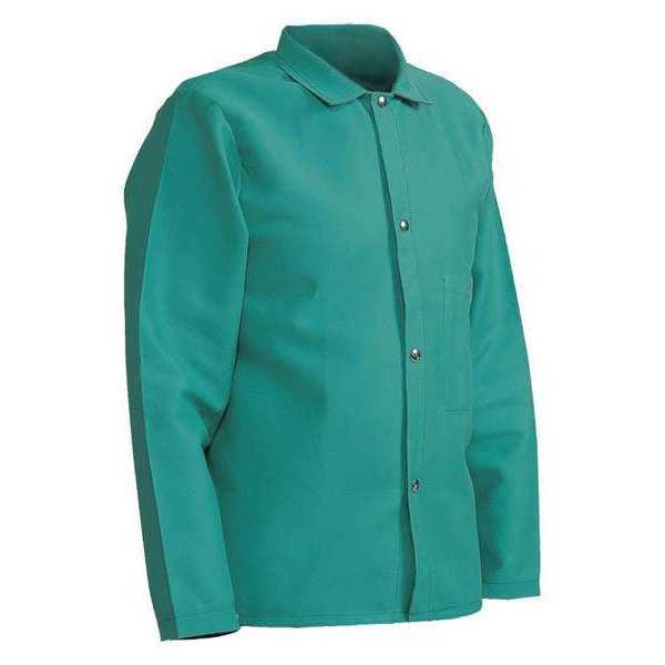 Guard-Line Welders Jacket, 30In, Proban, Grn, XL - FS530XL