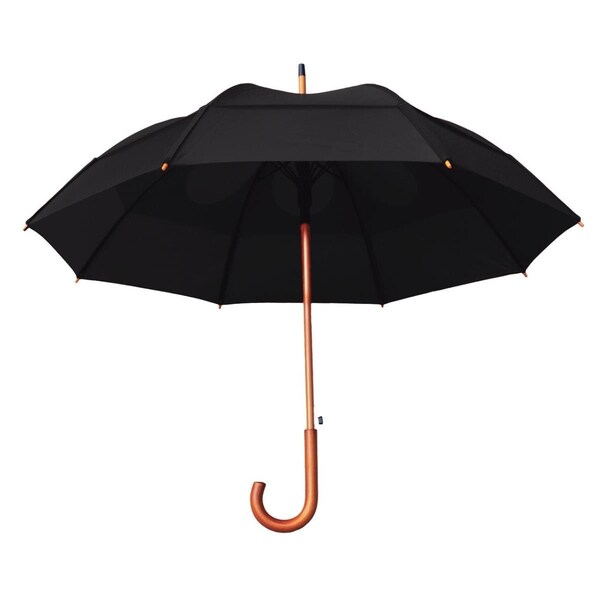 Gustbuster GustBuster 37148BL Classic Auto OpenUmbrella; Black - 48 in. - 37148BL