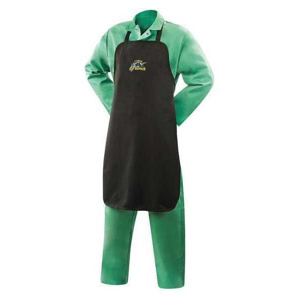 Steiner Flame Resistant Bib Apron, Black, Carbonized Fiber - 13625