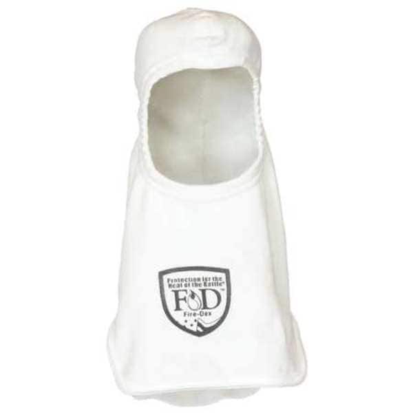 Fire-Dex Fire Hood, 4.8 cal./cm2, Nomex, 7 oz, White, Universal - H61NENB