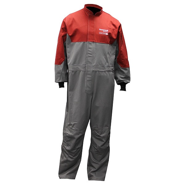 Salisbury Coverall, 20 cal/sq cm ATPV, 2XL, 31 in Inseam, Cotton/Nylon, Hook-and-Loop - ACCA20RG2X