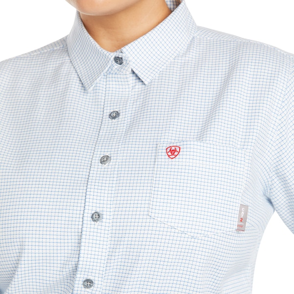 Ariat Women's FR Button Down Shirt, 8.3 cal/sq cm, M, DuraStretch(TM) - 10027850
