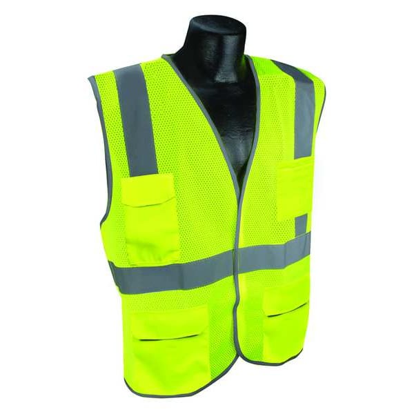 Condor High Visibility Vest, Yellow/Green, L/XL - 53YM21