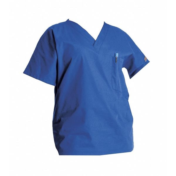 Scrub Zone Scrub Shirt, L, Blue, Womens - 70221