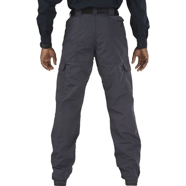 5.11 Men's Tactical Pants, 36 in, Charcoal, PTFE Treated 65%/35% Poly Cotton/Ripstop - 74273