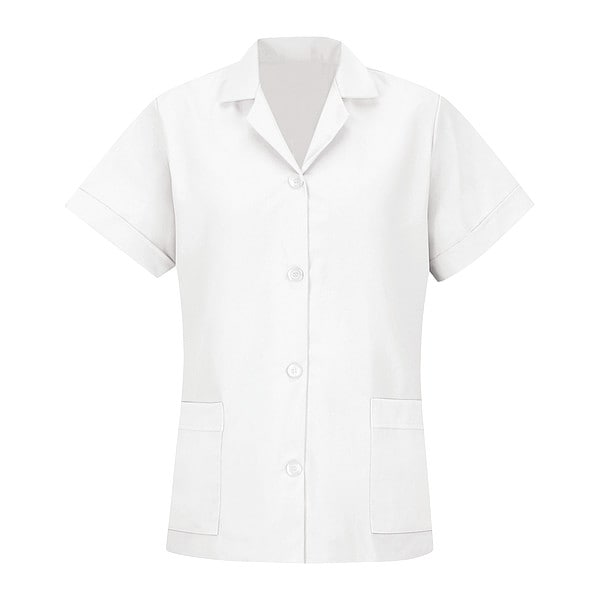 Red Kap Wmns Ss White Poplin Smock - TP23WH SS L