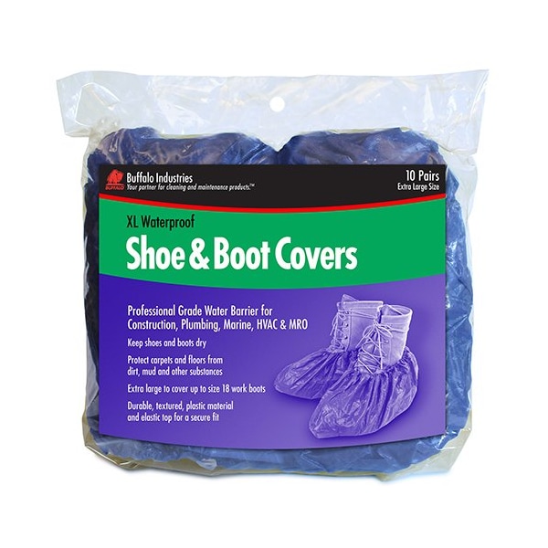 Buffalo XL Waterproof Shoe Cover Carton, PK40 - 68404