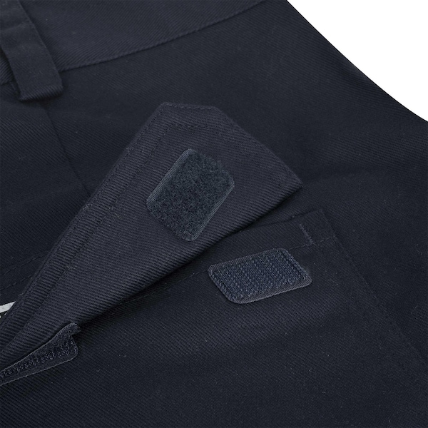 Oberon Hi-Vis FR/Arc-Rated 7.5 oz  88/12 Safety Cargo Pants, StarTech Tape, Navy, 44x32 - ZFJ219-38X32