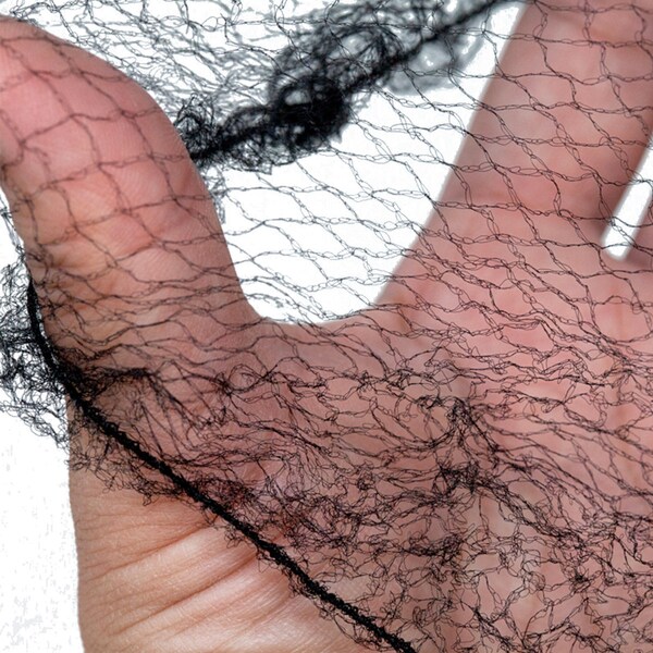 Popular Life Magic-Net Durable and Invisible Black Hair Nets, PK10 - BLPL-ES-DH-1BK-10