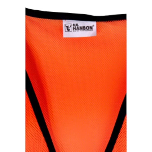 C.H. Hanson C.H. Hanson Reflective Safety Vest Orange One Size Fits All - 55100
