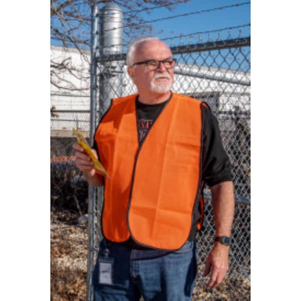 C.H. Hanson C.H. Hanson Reflective Safety Vest Orange One Size Fits All - 55100